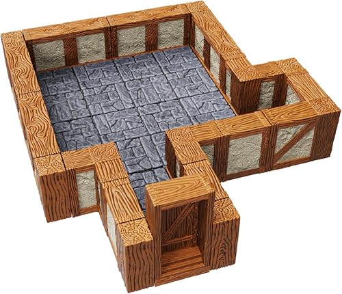 Miniatura 5 de Warlock Tiles Paquete de expansión - Paredes rectas de 1 pulgada  WizKids