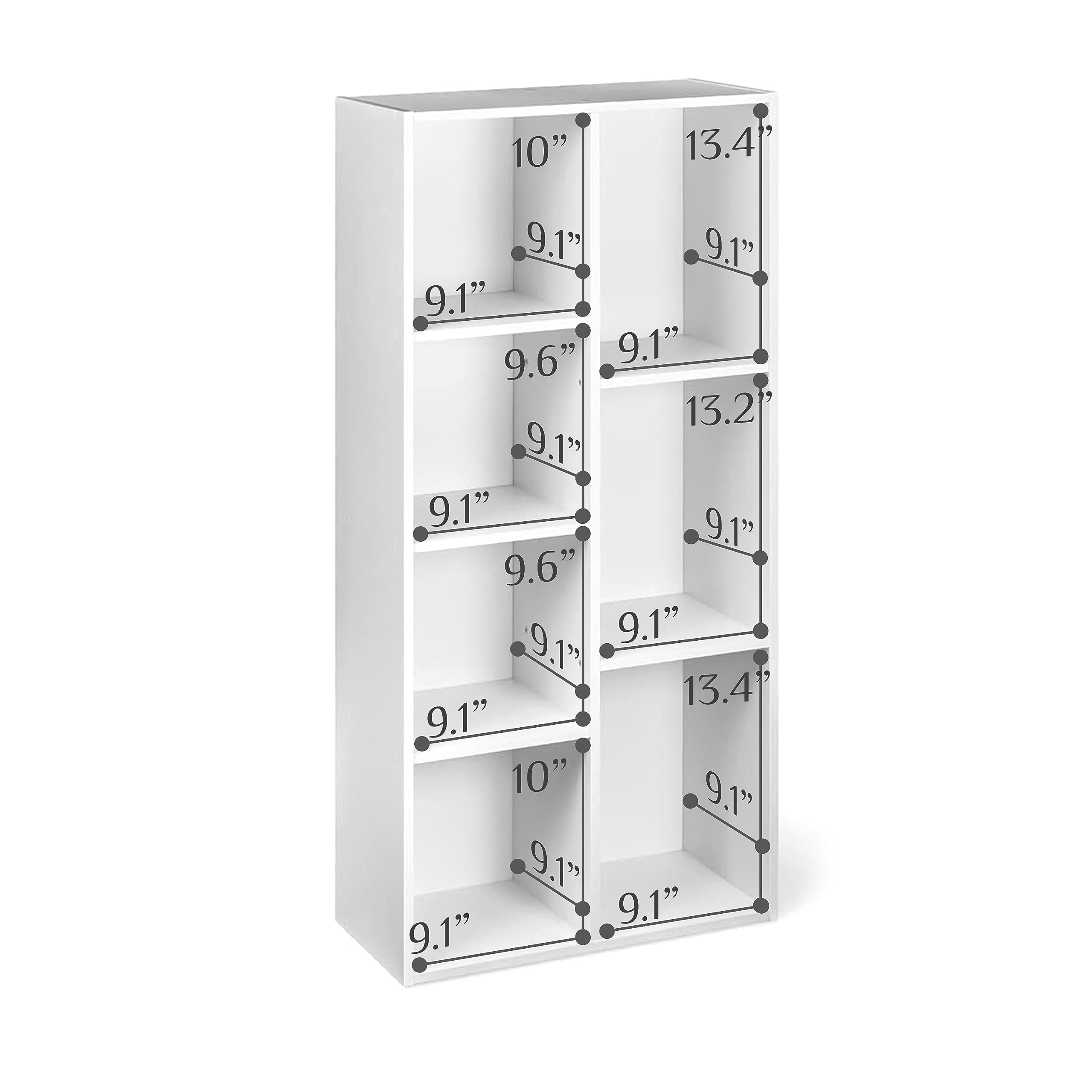 Amazon.com: Amazon Basics 7 Cube Organizer Bookcase Shelf, Storage