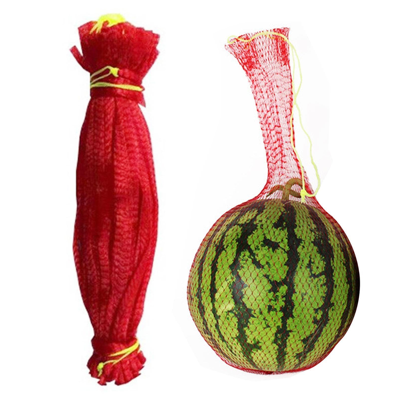 Melon Hammock Pack of 100 Watermelon Nets, Robust Watermelon Net for Garden, Melon Net for Trellis, Vertical Garden Growing, Honeydew Melon Nets