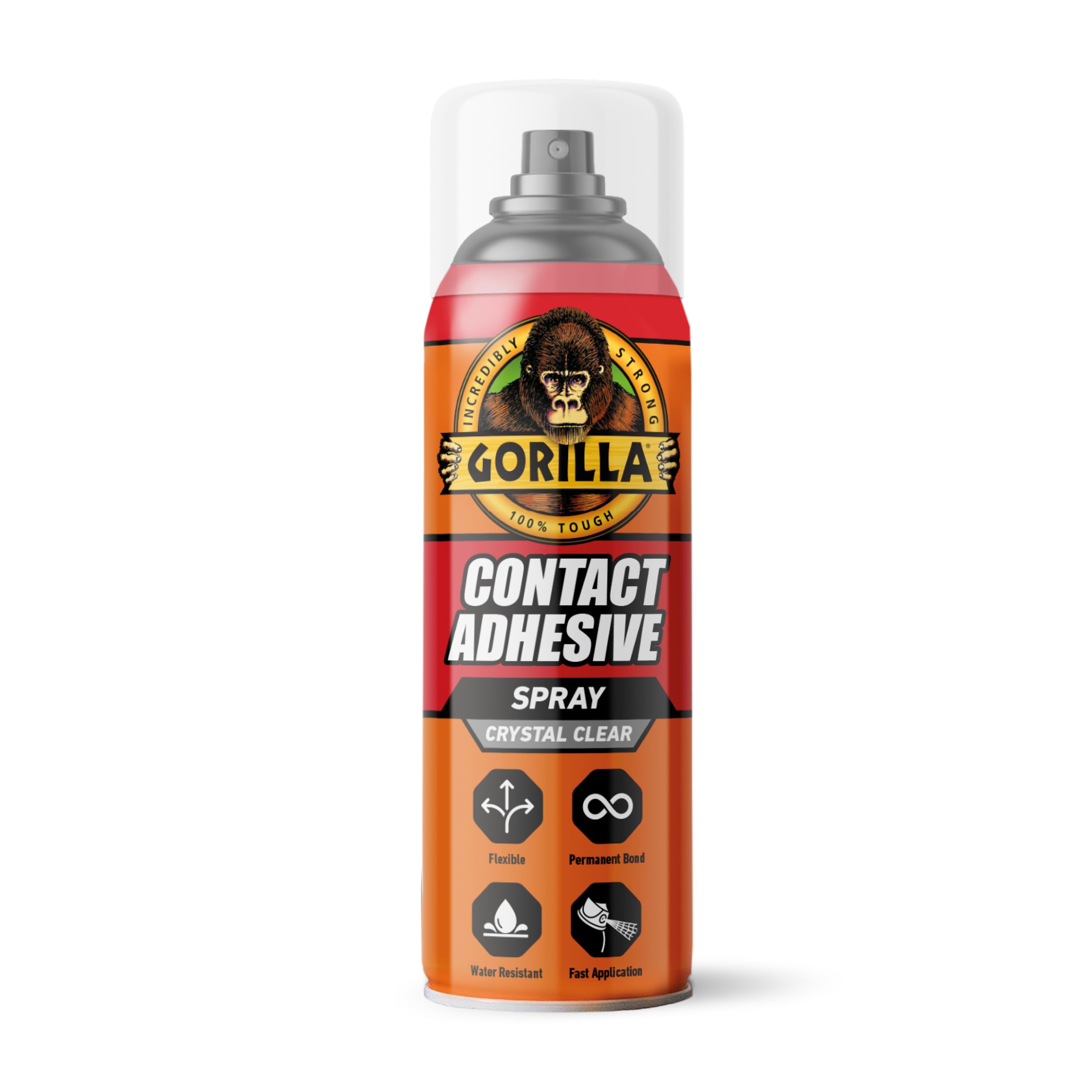 Gorilla Contact Adhesive Spray Crystal Clear 500ml