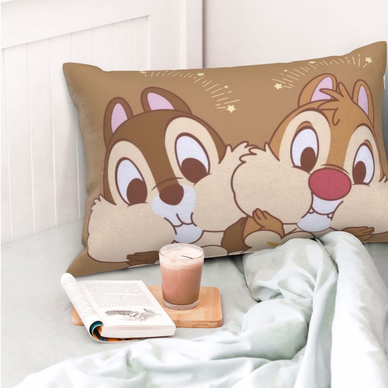ディズニー　チップとデール　枕カバー、ボックスシーツ　2点セット　（キング） gelato pique(ジェラート ピケ)「Disney CHIP 'N DALE