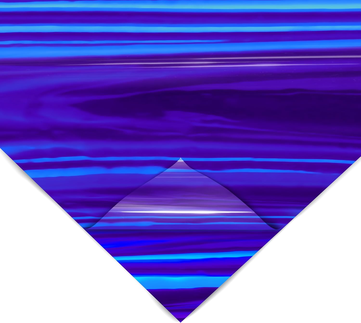 VViViD Holographic Chrome Blue Vinyl Wrap DIY Air-Release Adhesive Film 6ft x 4.9ft