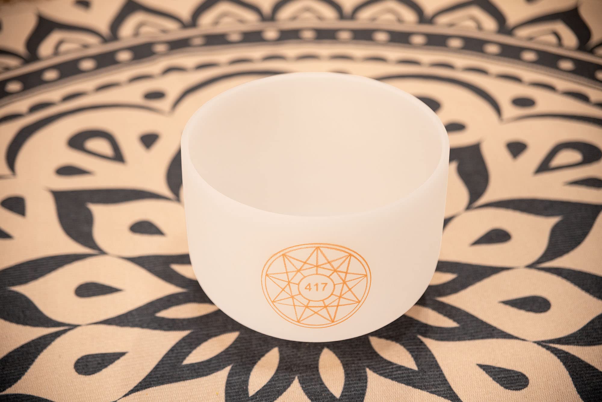 Meinl Sonic Energy kryształowa miska dźwiękowa 25 cm G#4 Note Solfeggio Kwarc o wysokiej czystości - do medytacji, ASMR, terapii dźwiękiem, jogi