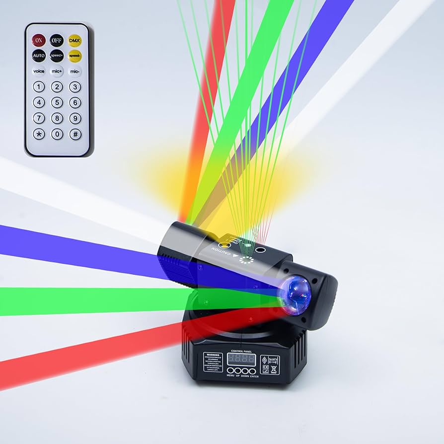 Amazon.com: 2Arm Moving Head Disco Light RGBW Beam Stage