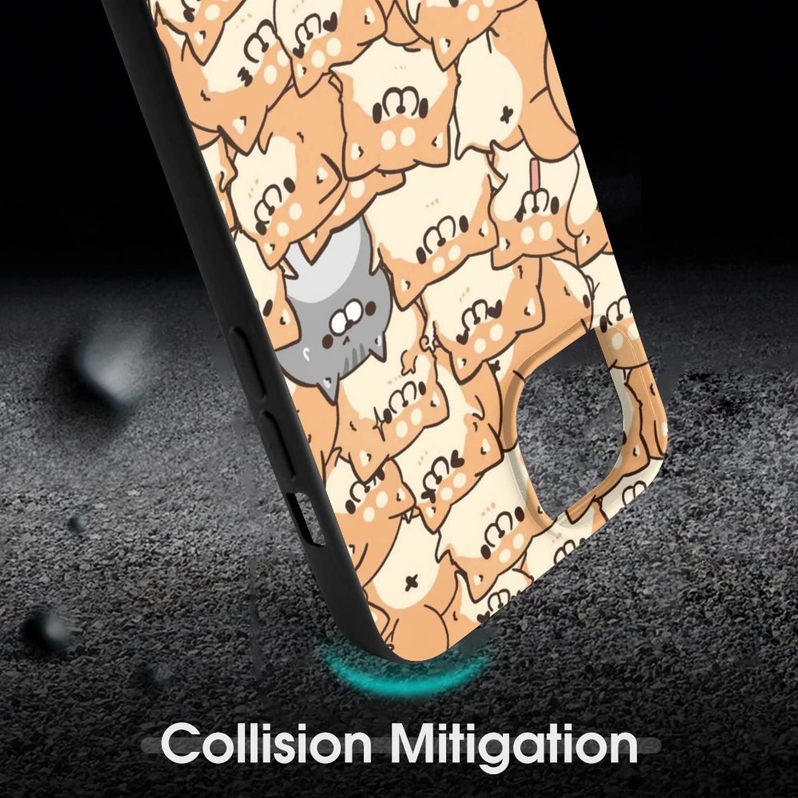 Amazon.co.jp: IPhone14 ケース ボンレス 犬 と ボンレス 猫 イラスト