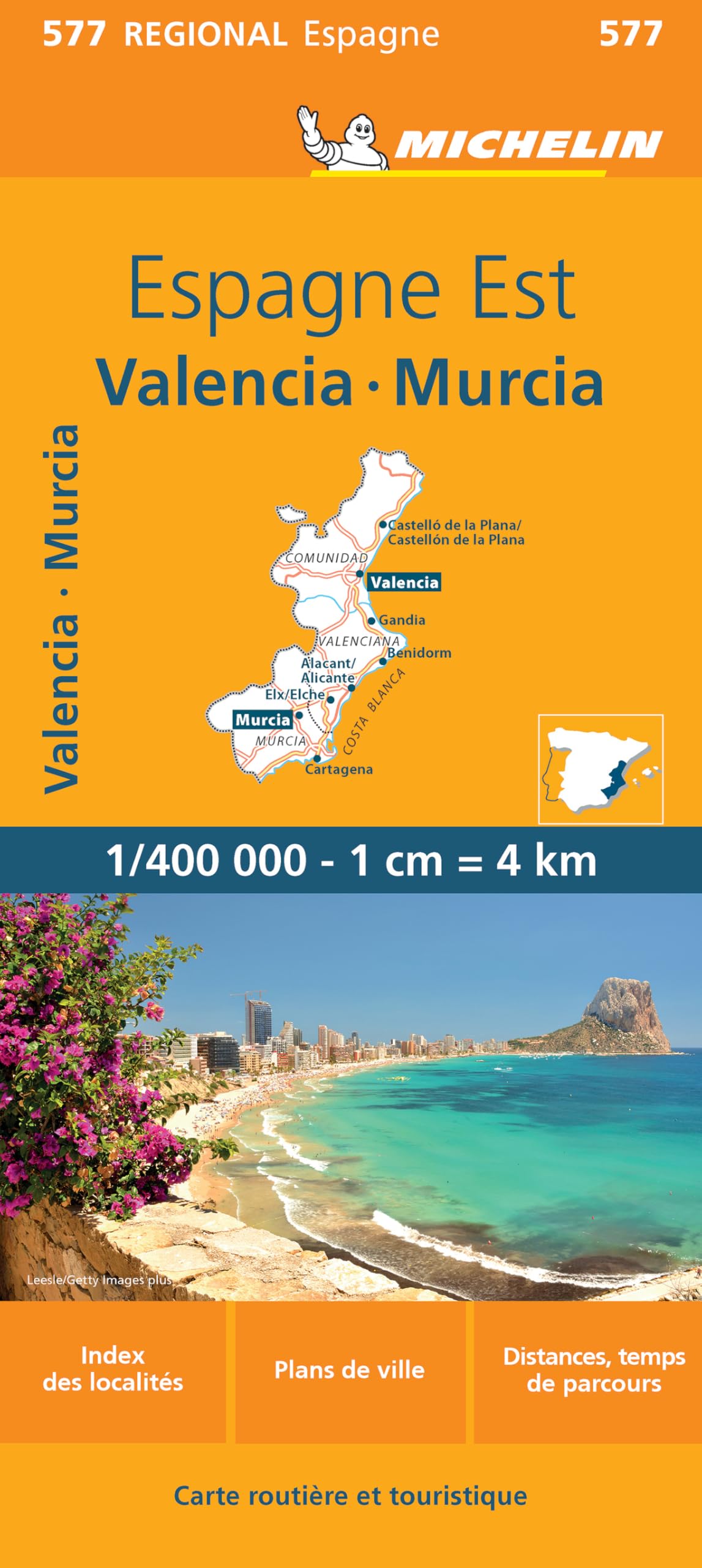 Valenciana Comunidad / Murcia (577): Valencia, Murcia : carte routière et touristique (Michelin regional, 577)