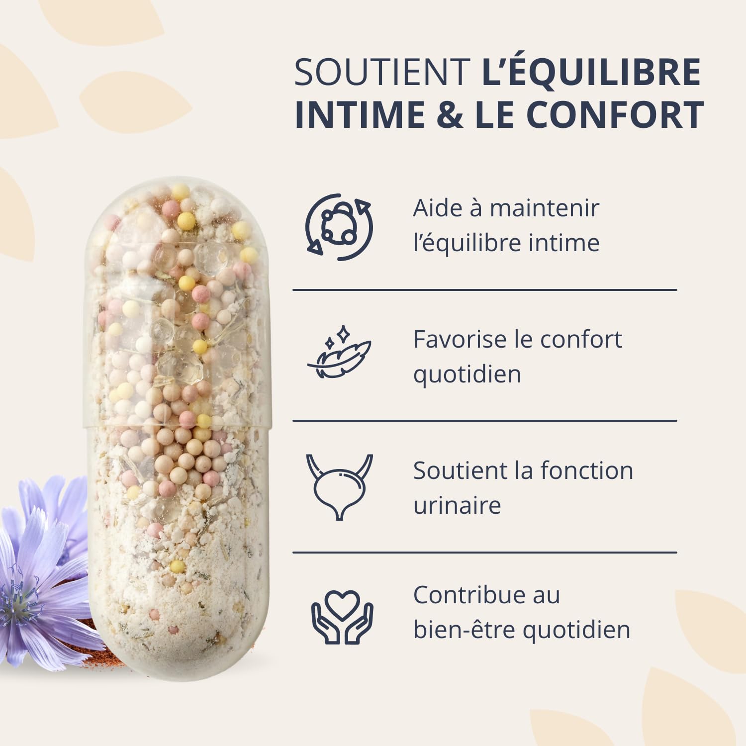 Golden Tree My Flora Biotics – Probiotiques pour Femme, 30 Gélules | Avec 6 Souches de Lactobacillus, D-Mannose et Inuline, 12 Milliards d’UFC par Gélule