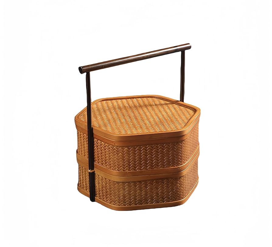 民芸職人手作り 竹の編 弁当かご ピクニックのかご プレゼント 民芸職人手作り 竹の編 弁当かご ピクニックのかご プレゼント