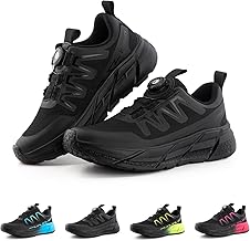 Hitmars Running Shoes Women's Trainers Sports Shoes Lightweight Jogging Shoes Road Running Shoes Non-Slip Breathable Mesh Rotary Knob Black Green Light Blue Pink UDI-EU36-EU42