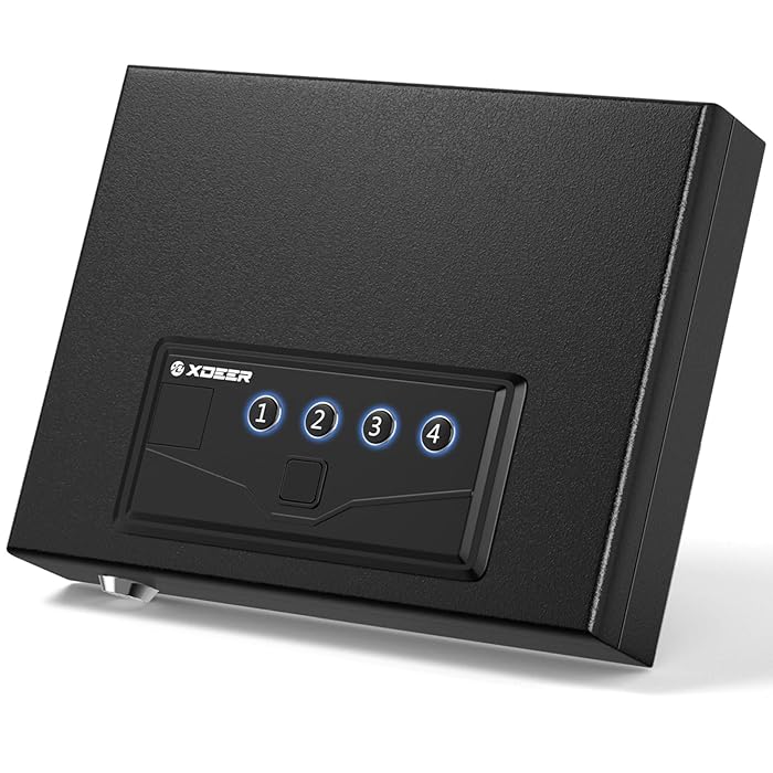 Buy XDeer Portable Gun Safe, QuickAccess Handgun Firearm Safety Box