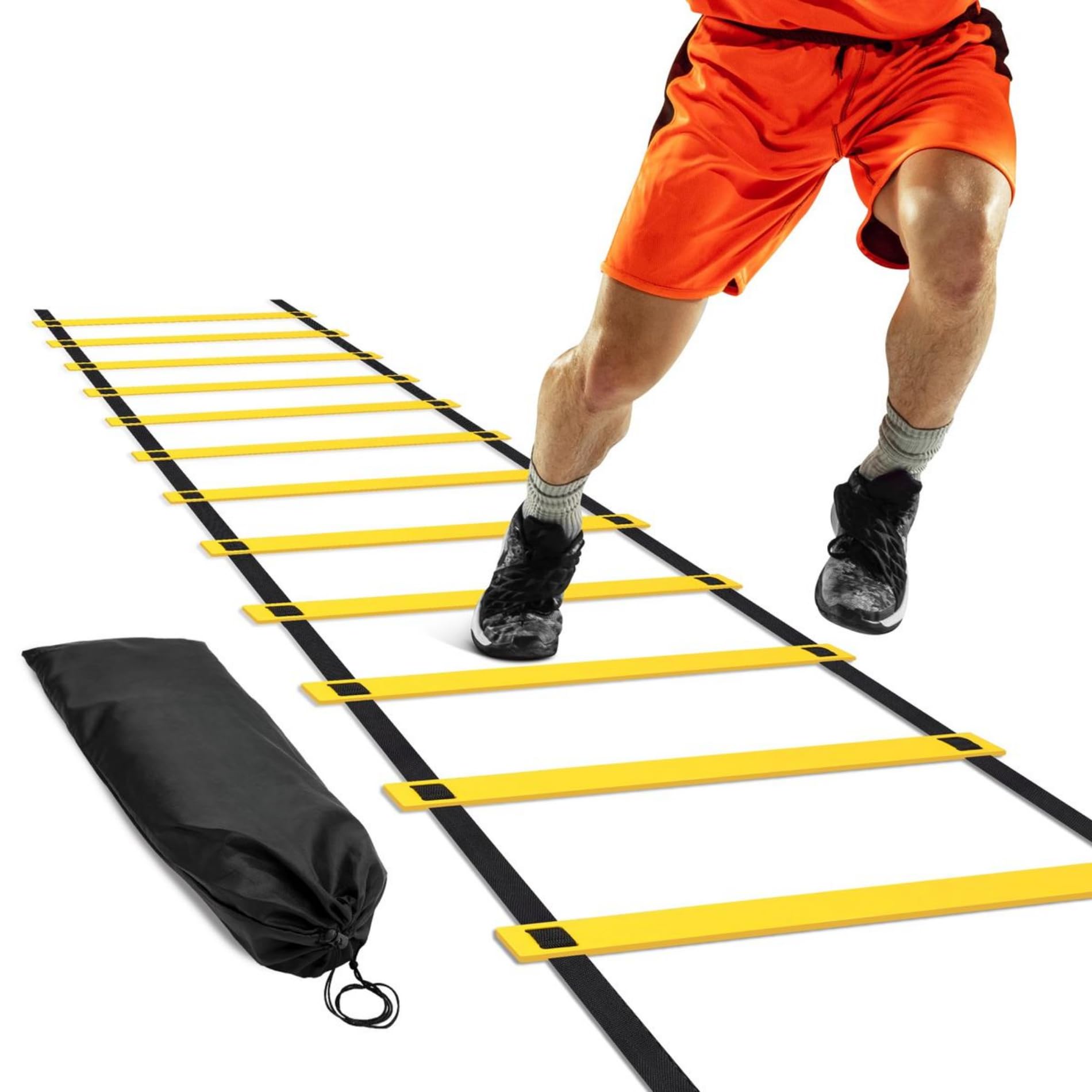 8 Meter Speed Agility Ladder with 16 Adjustable Rungs & Carry Bag – Football Footwork, Sprint & Fitness Training Equipment-picture-29