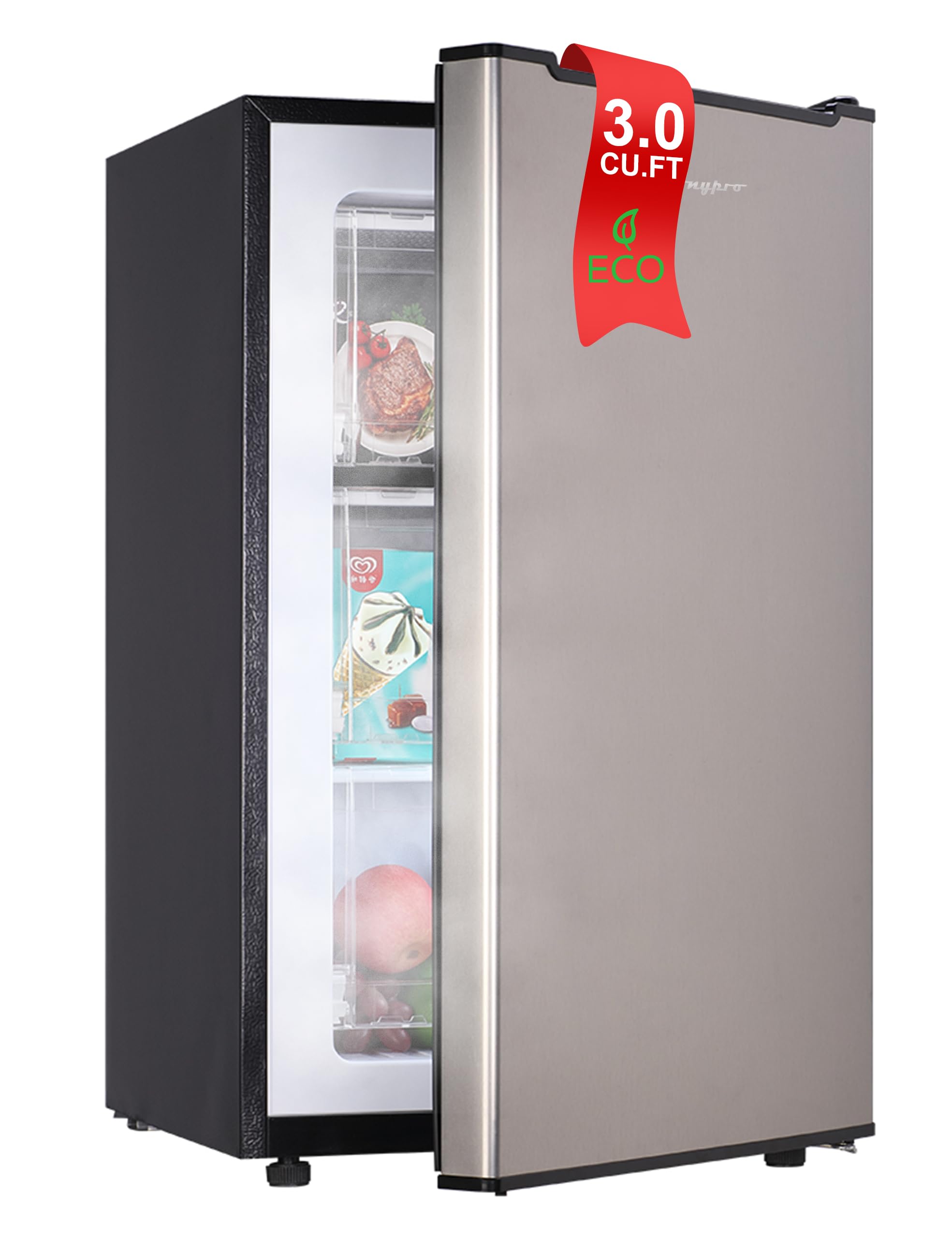 Bodacious Upright freezer 3 cu ft Silver