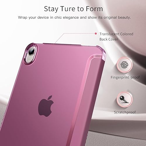 Miniatura 95 de MoKo Funda para iPad mini 7 (A17 Pro) Generation Case 2024, iPad mini 6 2021, funda delgada y ligera de 8.3 pulgadas de carcasa de policarbonato