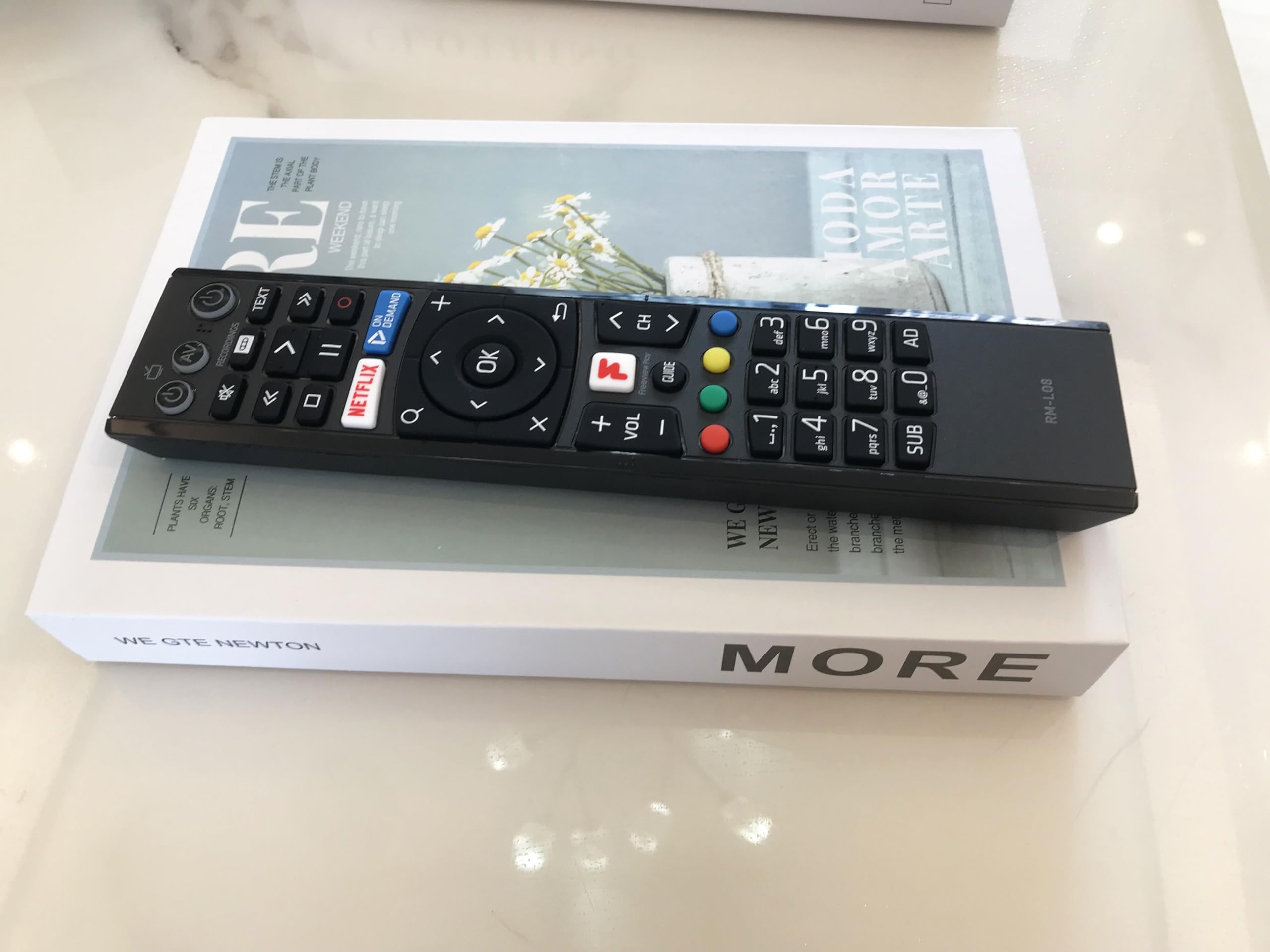 Replacement Remote Control RM-L08 for Humax FVP-4000T FVP-5000T FVP-5000 Freeview Play HD TV Recorder, Black - Image 3