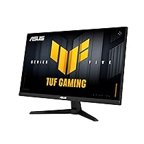 ASUS TUF Gaming VG259QM5A, Monitor Gaming Serie 5 da 24,5″ FHD Fast-IPS (1920 x 1080), 0,3ms Response Time, 240Hz, G-SYNC, AMD FreeSync Premium ed ELMB SYNC, DisplayWidget Center, Gaming AI, Nero