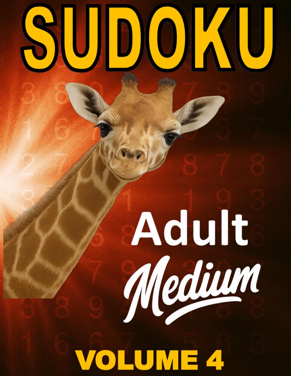 Sudoku Puzzle Book for Adults: Volume 4, Medium Difficulty, Large Puzzle Grid, Sudoku for Adults, Teens, Seniors, Brain Games, Mental Stimulation, Great gift idea