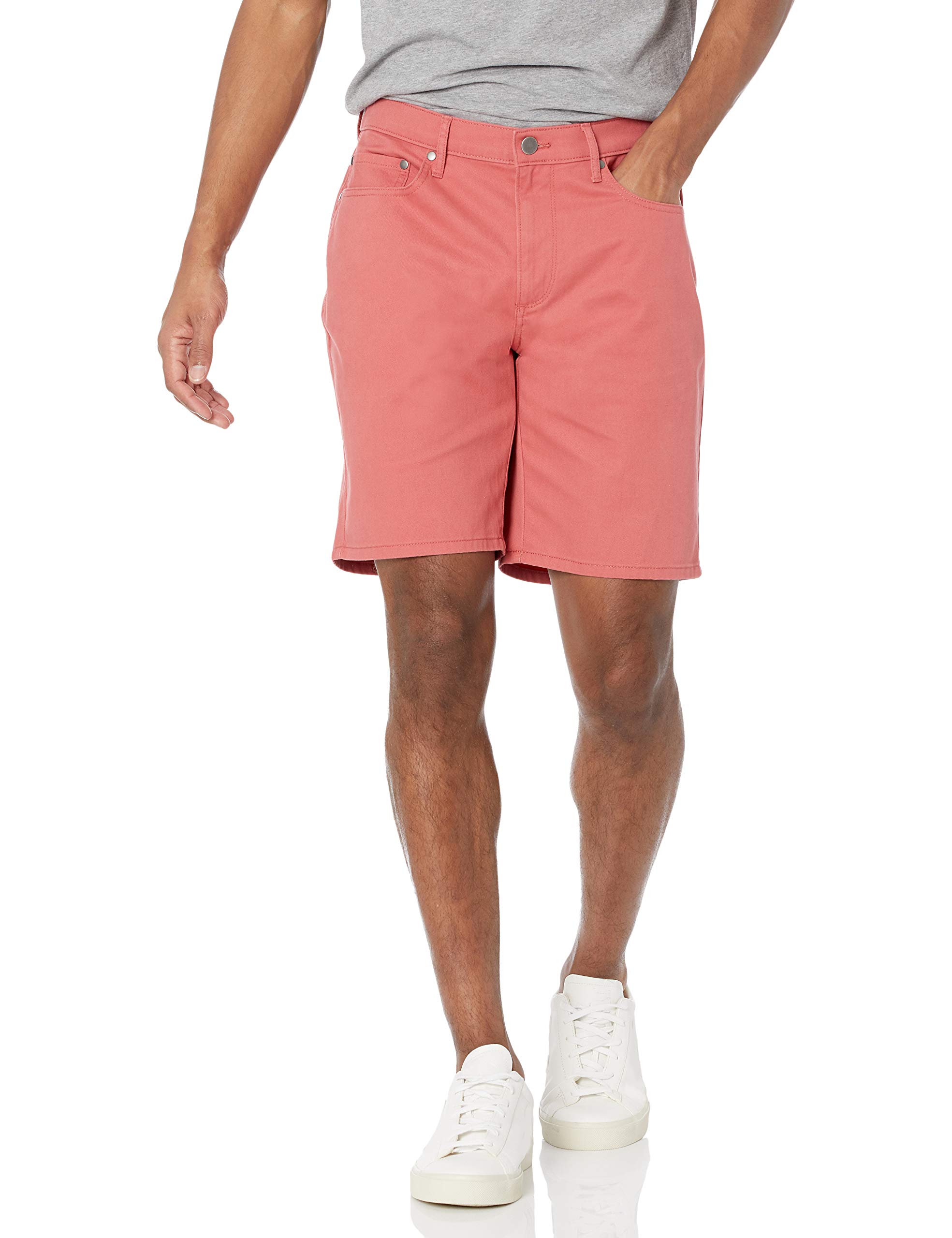 Amazon EssentialsMen's Straight-fit 9" Inseam Stretch 5-Pocket Short