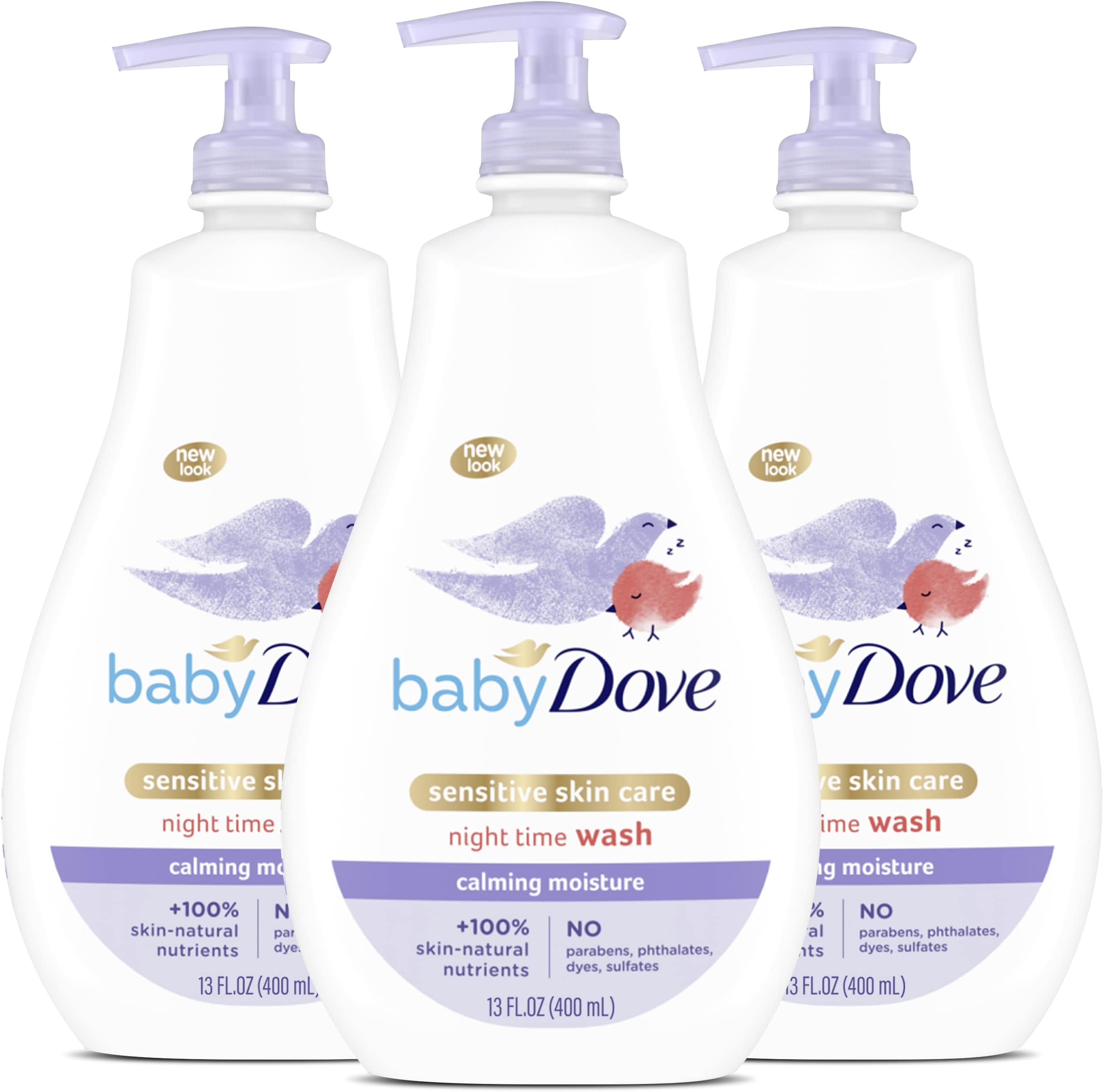 Baby Dove Sensitive Waschgel - Parfümfrei & Hypoallergen 370ml