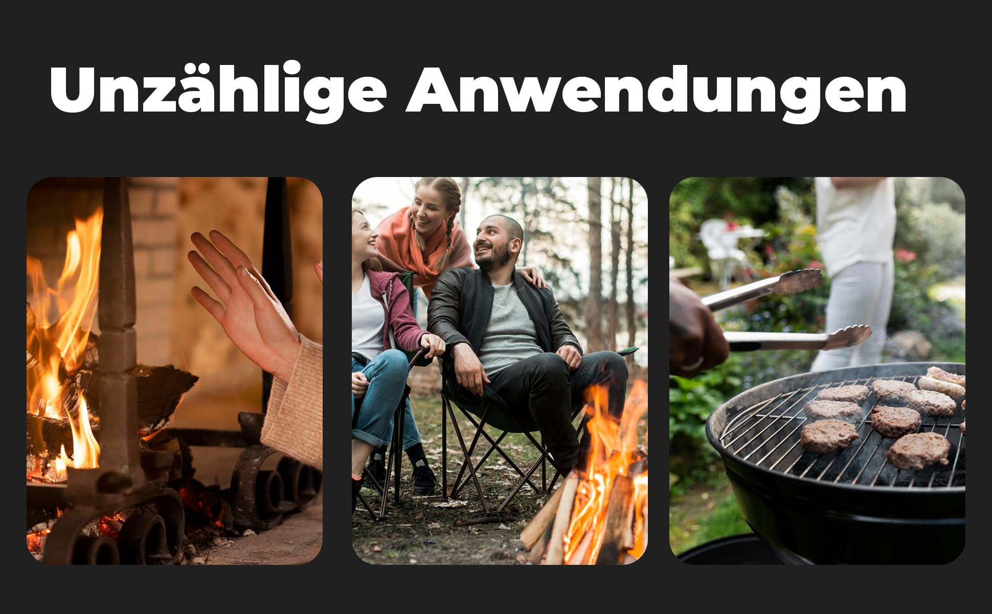 400x Silver Fidibusse - natürliche Kaminanzünder aus Holzfaser & Naturparaffin - saubere, geruchsfreie Verbrennung - Lange Brenndauer - für Kamin, Ofen, Grill & Lagerfeuer geeignet