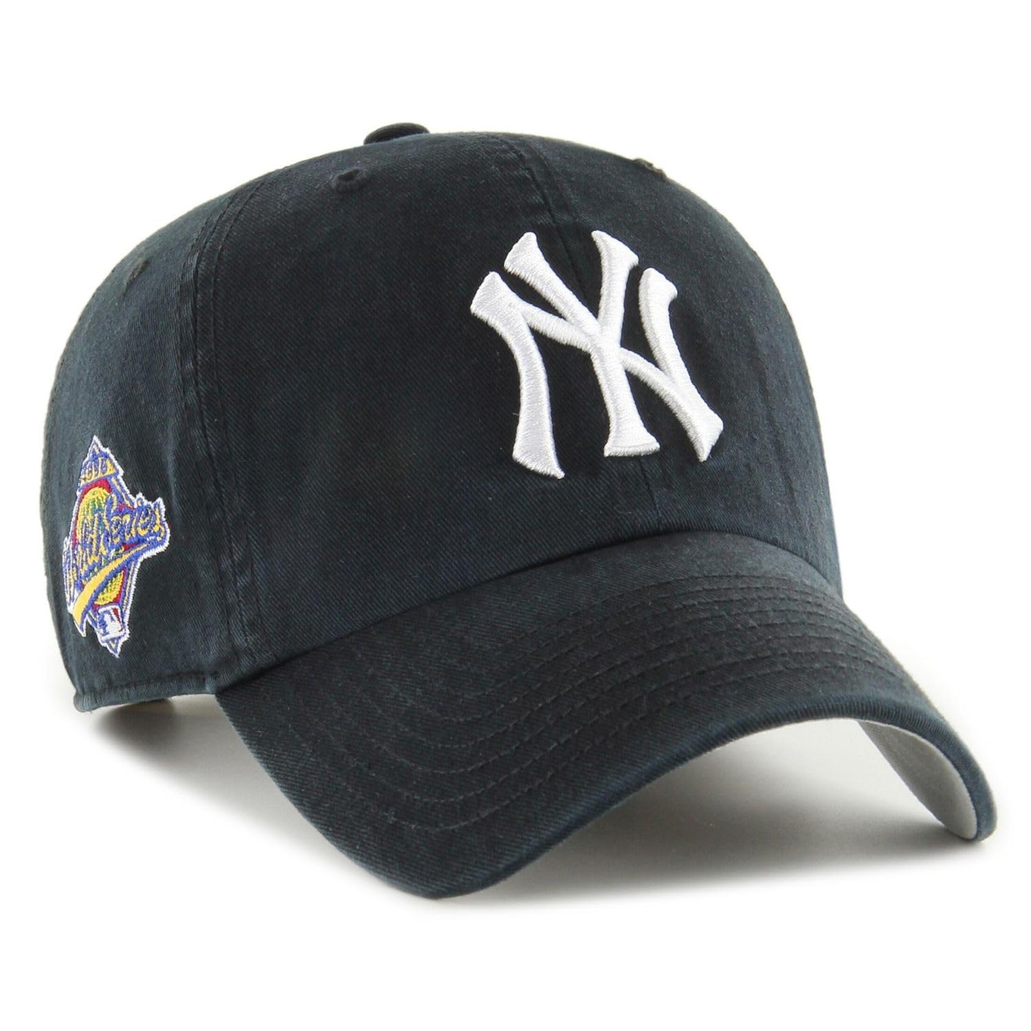 Unisex Black 47 Brand Strapback Cap - World Series New York Yankees