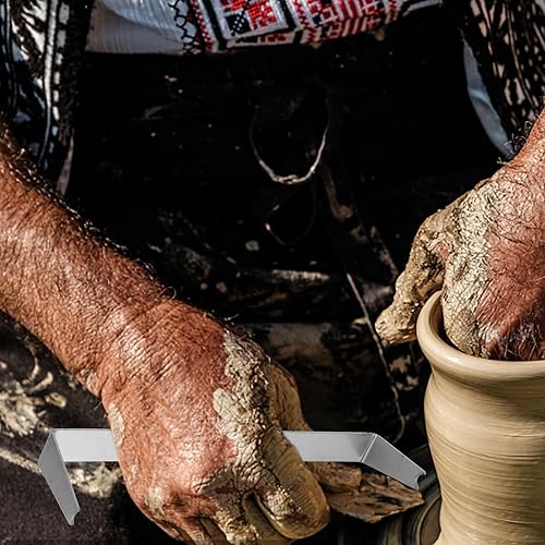 Miniatura 6 de SEWACC Herramientas de arcilla polimérica, herramientas de arcilla polimérica, decoración de mano, 2 piezas, herramientas de recorte de cerámica,