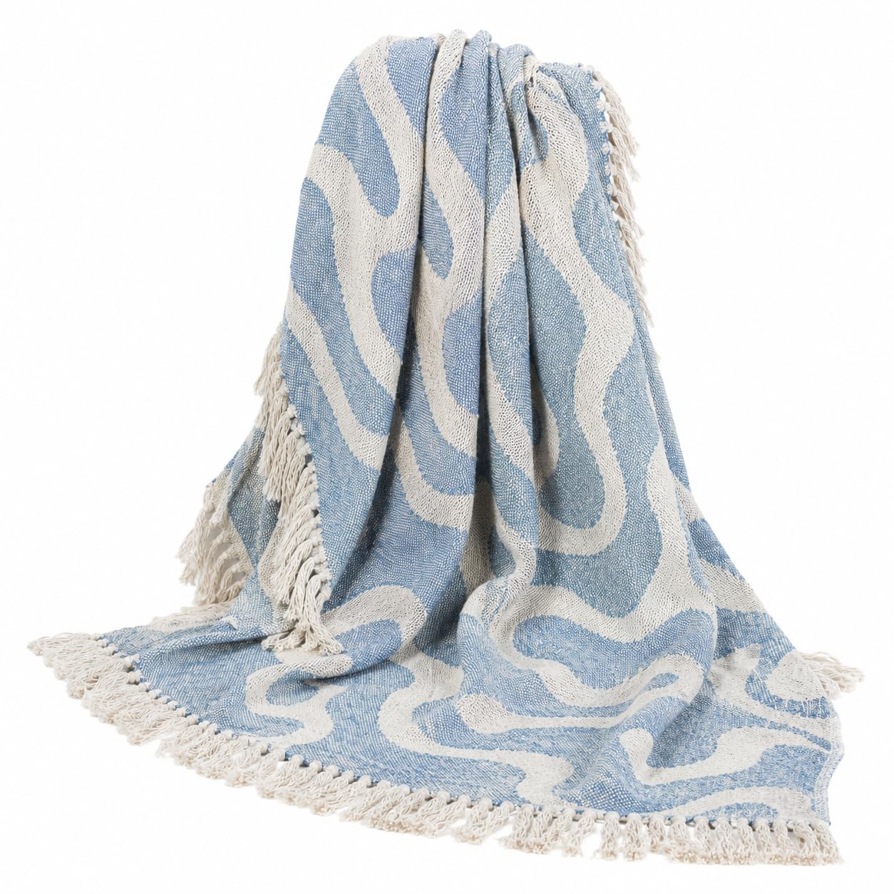 Bloomingville Blue - Plaid Salobre - Recycled Cotton