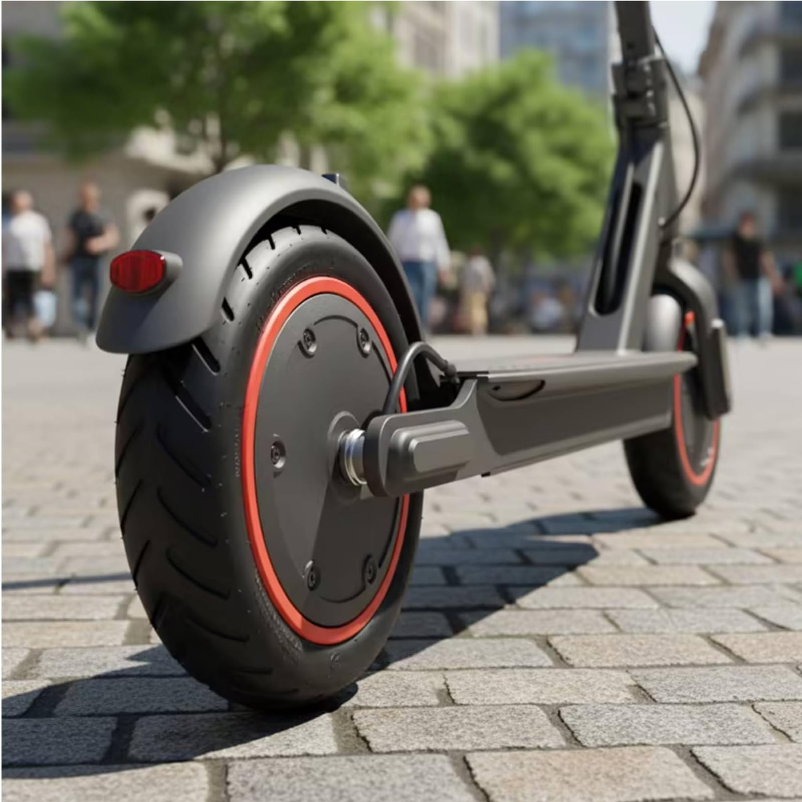 Unità di Trazione per Scooter Elettrico Motore Mozzo 36V 350W Ruota Completa con Asse Integrato Cablaggio Preassemblato Connessione Rapida Aderenza