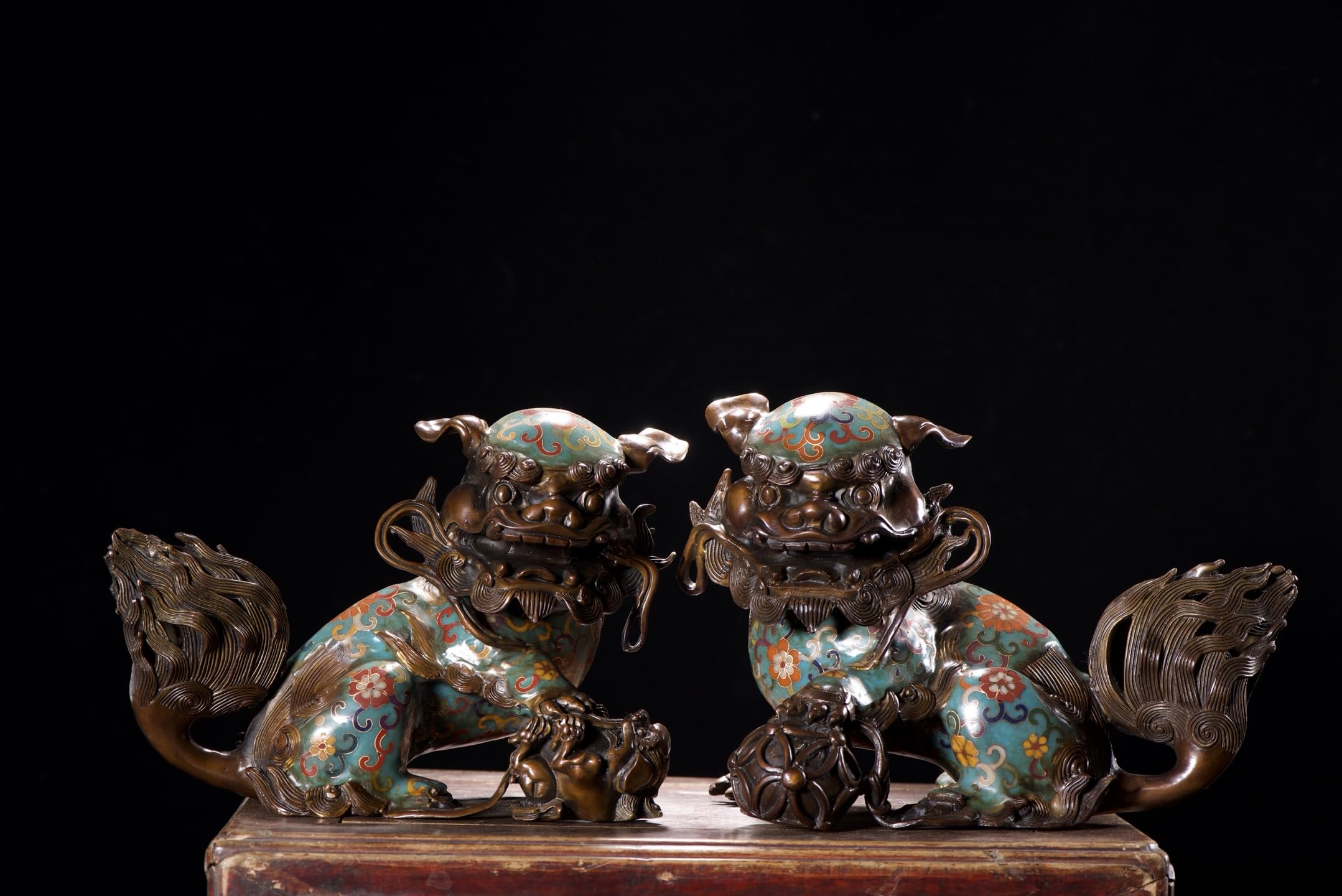 Aottsd Bronze Unicorn Rhinoceros Statue Armored Tibetan Collection Home Decor 17In