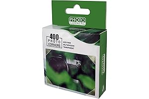 Picture Corners for Mounting - Self-Adhesive Clear Corner Stickers for DIY Scrapbooking