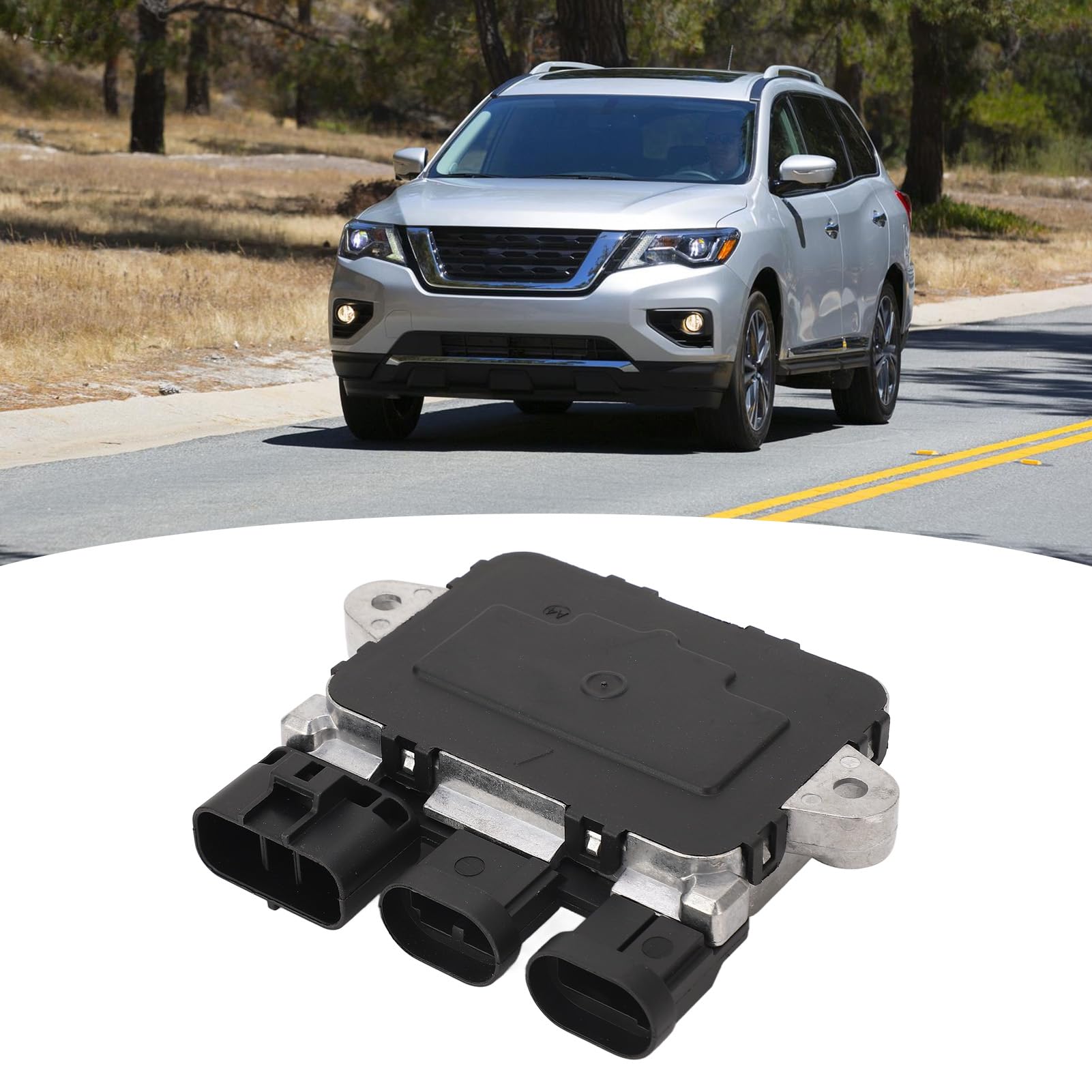aqxreight Módulo de Control del Ventilador de Enfriamiento del Motor 21493 3JA0E Controlador de Ventilador para Pathfinder 2013 a 2020