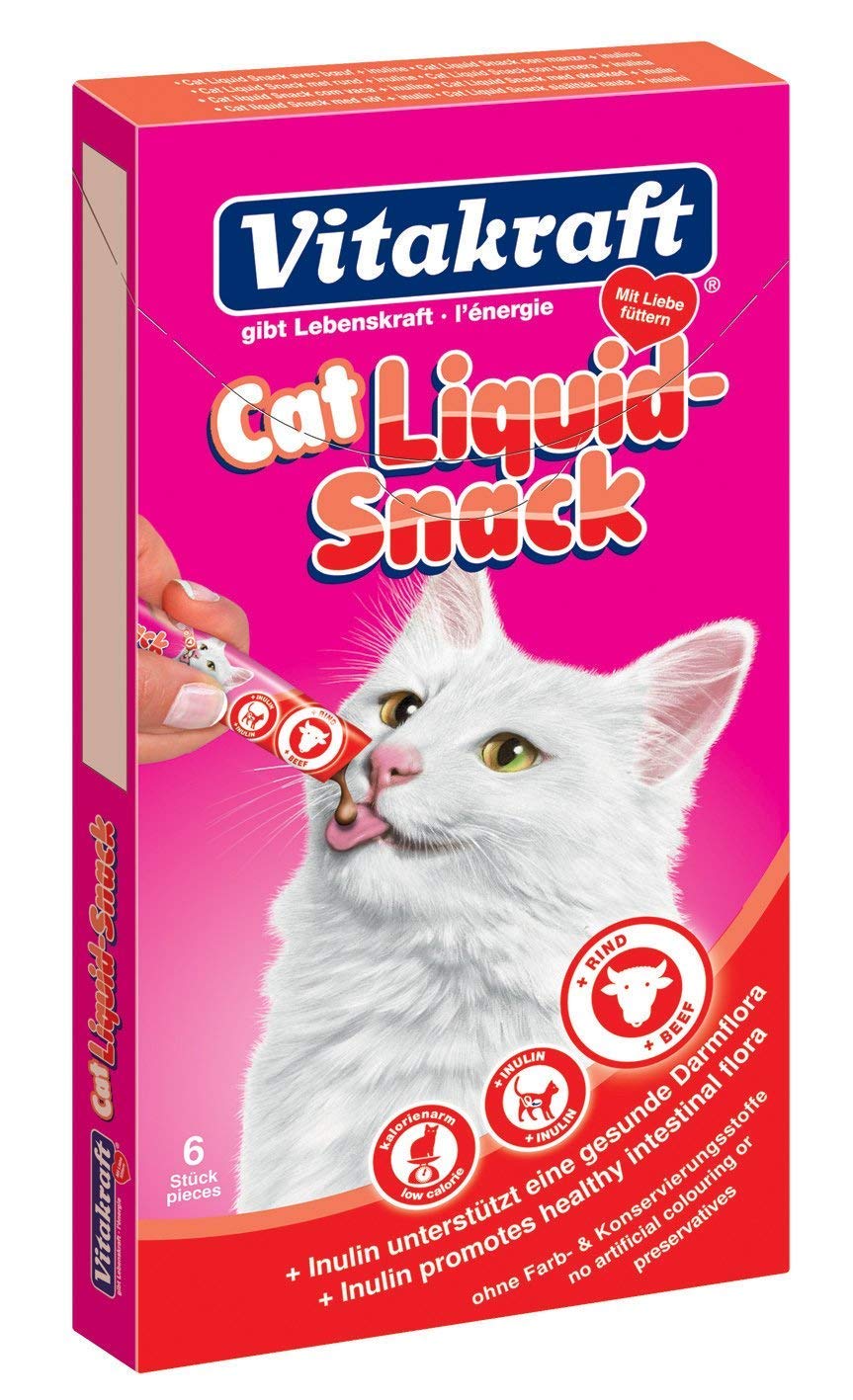 Vitakraft Snacks para gatos Cat Liquid Snack Pato - 11 x 90g