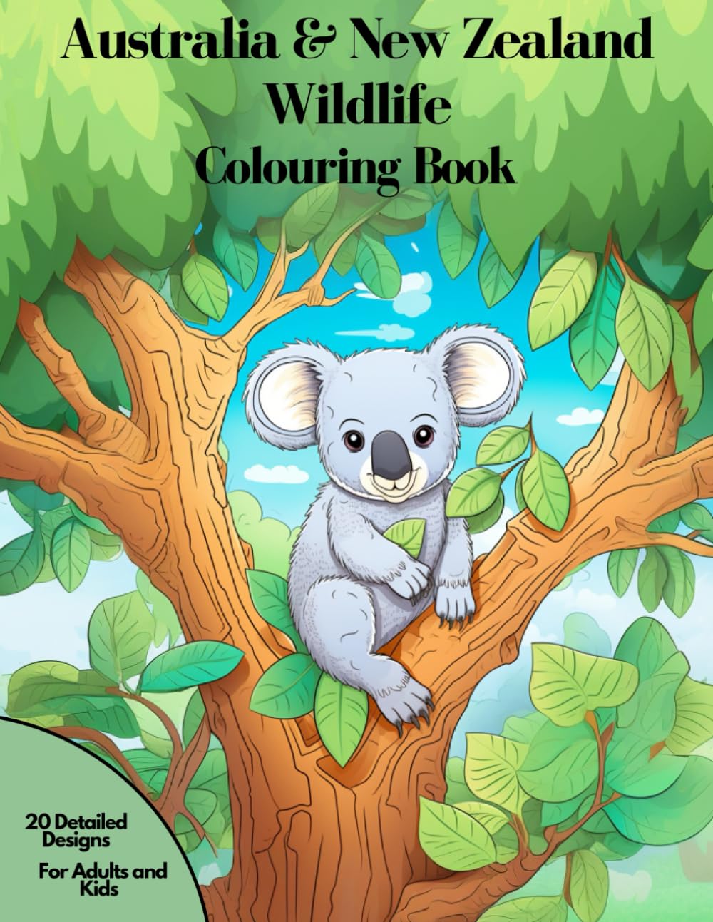 Australia and New Zealand Colouring Book (Wildlife of the World Colouring Books)