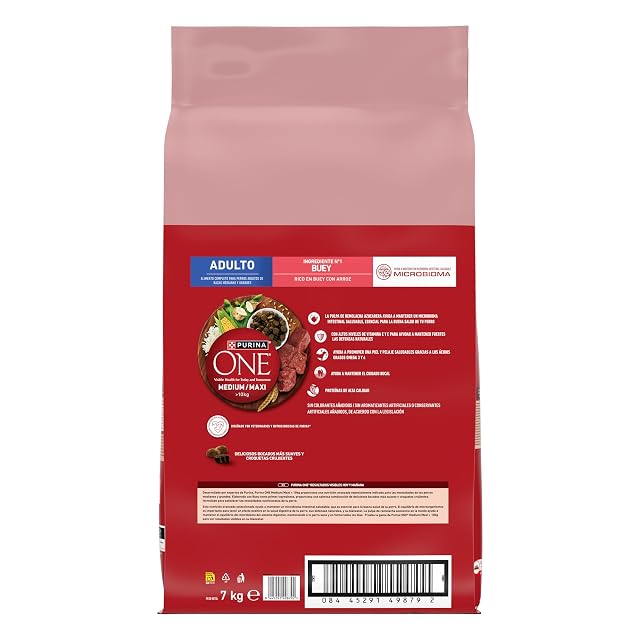 Foto 3 de 6 de Purina ONE Medium Maxi pienso perro Adulto 7 kg Buey