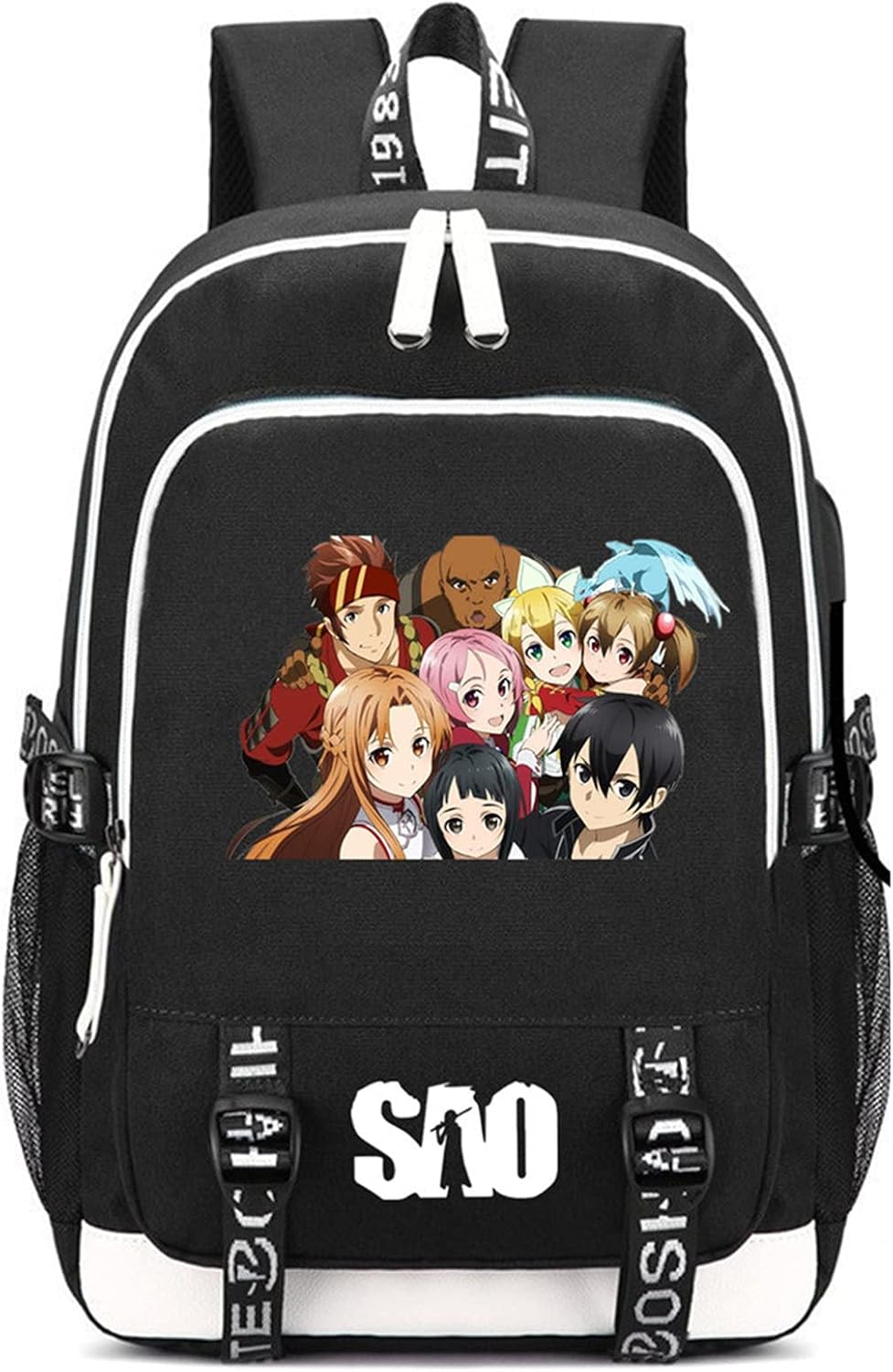 ISaikoy Anime Sword Art Online Cosplay Backpack Bookbag Daypack School Bag Shoulder Bag