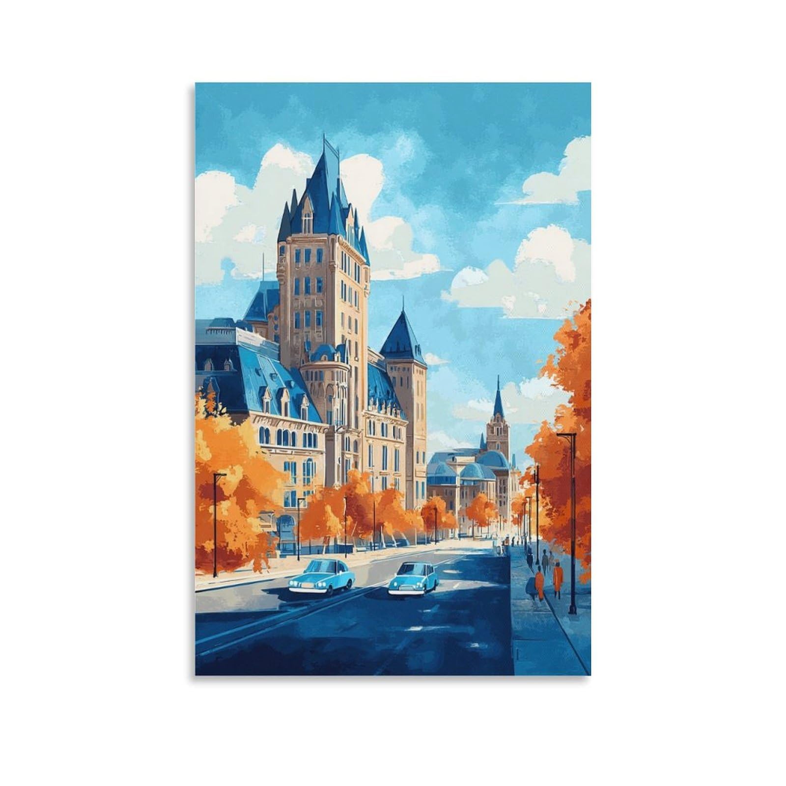 ZBBGGOZ Albany Posters 08x12inch(20x30cm) Canvas Wall Posters And Art Picture Print Modern Family Bedroom Decor