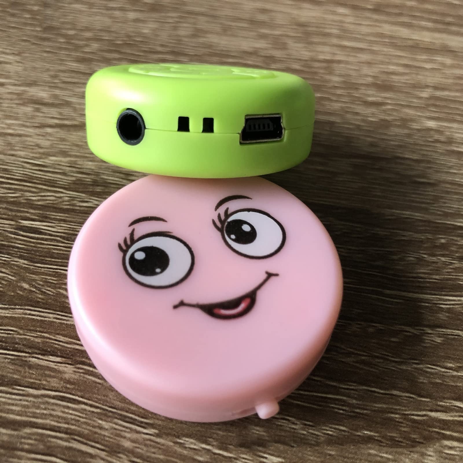 Nuevo Reproductor de música mp3 de Dibujos Animados, Mini Walkman Deportivo para Estudiantes, Soporte máximo de 16 GB, con Clip Trasero, una Variedad de Estilos,A