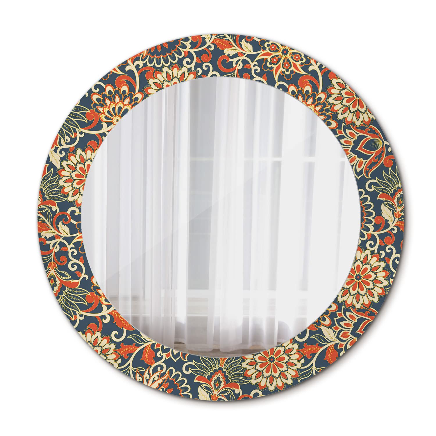 Miroir salle de bains maquillage femme intérieur rond Ø60 cm Tulup