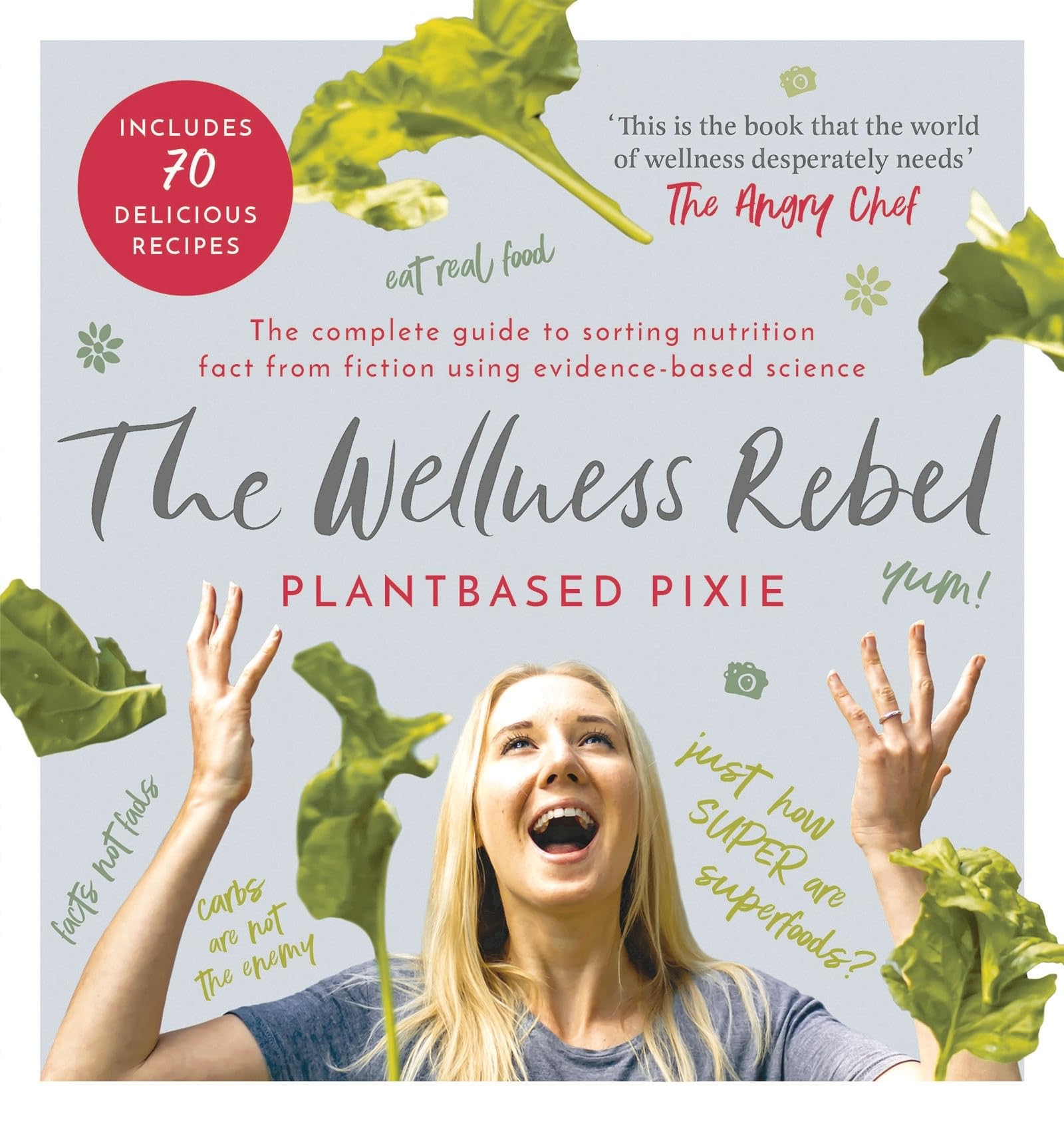 Harvard Common Press/ Hamlyn /Anima Unisex Wellness Rebel(Hb),Natural Plant Protein Cookbook,High Protein Vegan 3 Books Set