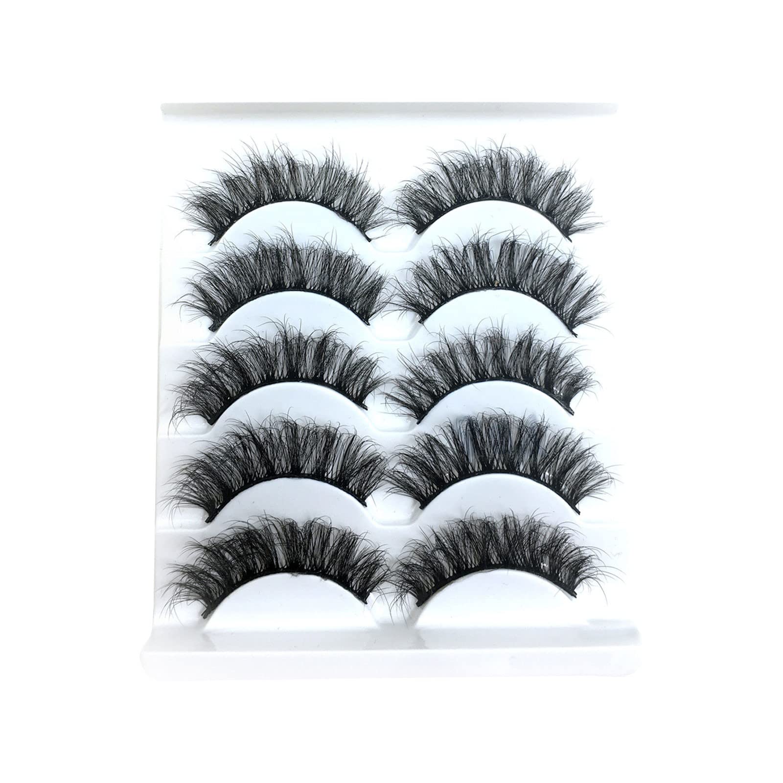 Eyelash Kits for Starters 8D Multipack Fake Style Lashes Faux Mink Lashes Pack Eyelashes 10 False Pairs Volume
