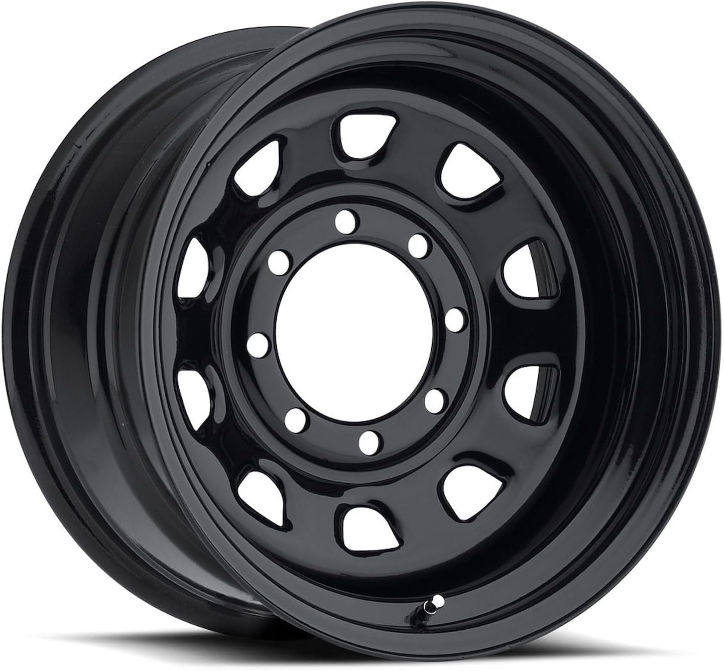 84 D Window 15x8 5x114.3/5x4.5" +6mm Gloss Black Wheel Rim
