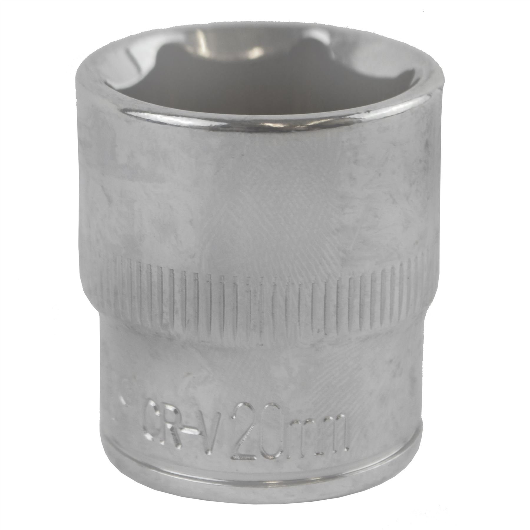 Ab Tools 20Mm 3/8" Drive Shallow Metric Socket Single Hex / 6 Sided Bergen