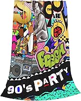 Vista 2 de Retro 80s 90s Blanket Soft Fleece Blankets 60"x50" Warm Throw Blankets for Bed Couch Office Travel Camping