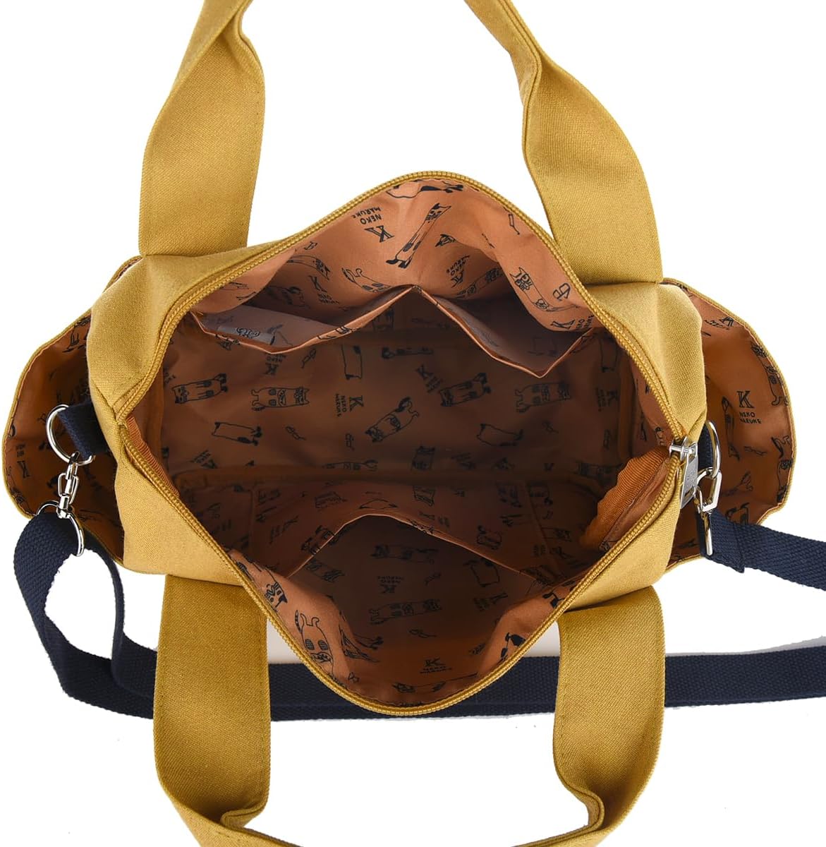 KusuguruJapan(クスグルジャパン) womens ネコまるけショルダ－ボストンバッグ