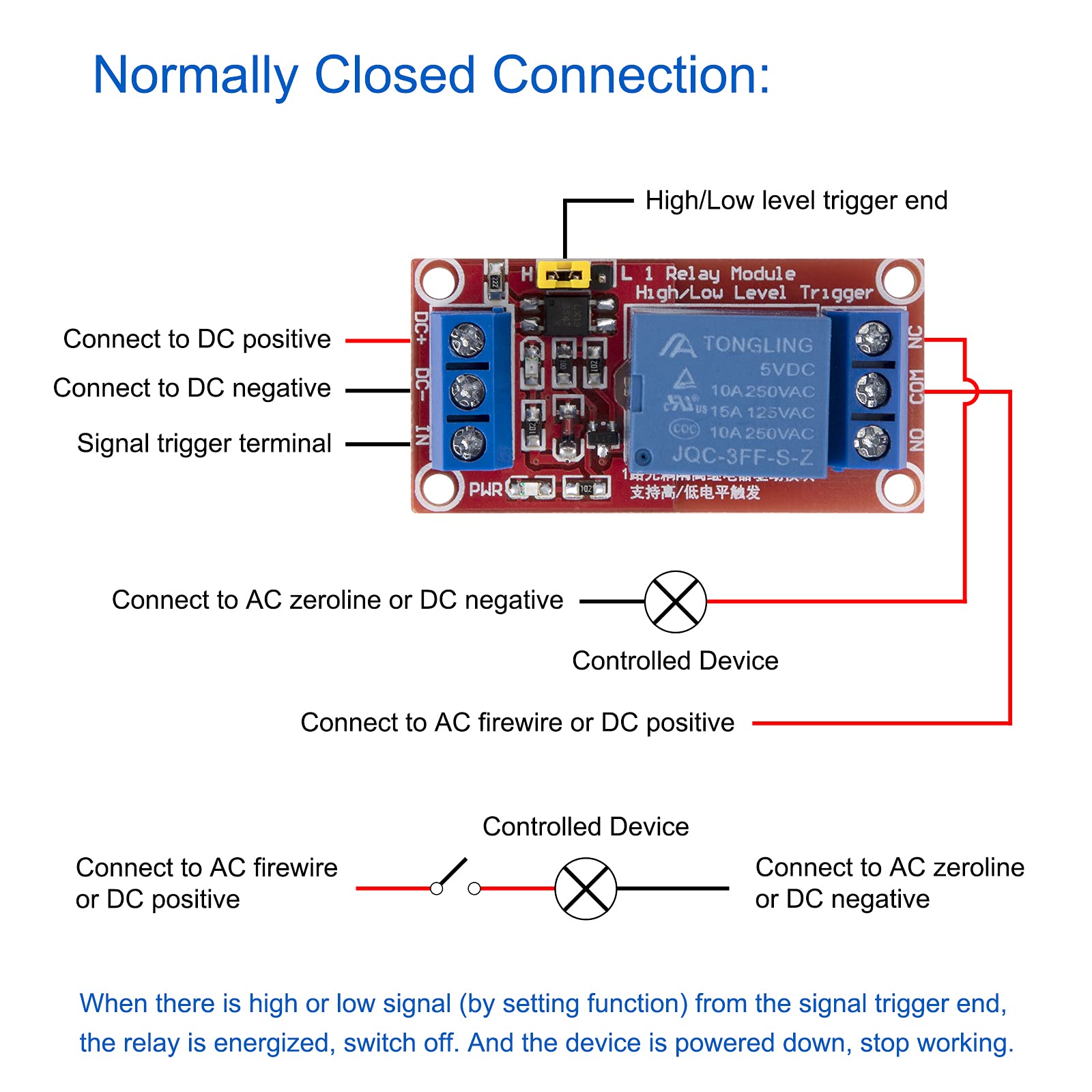 2 Modules Relais 1 Canal 5V Avec Optocoupleur - Trigger Haut/bas, Isolation, Pour Projets électroniques - 9