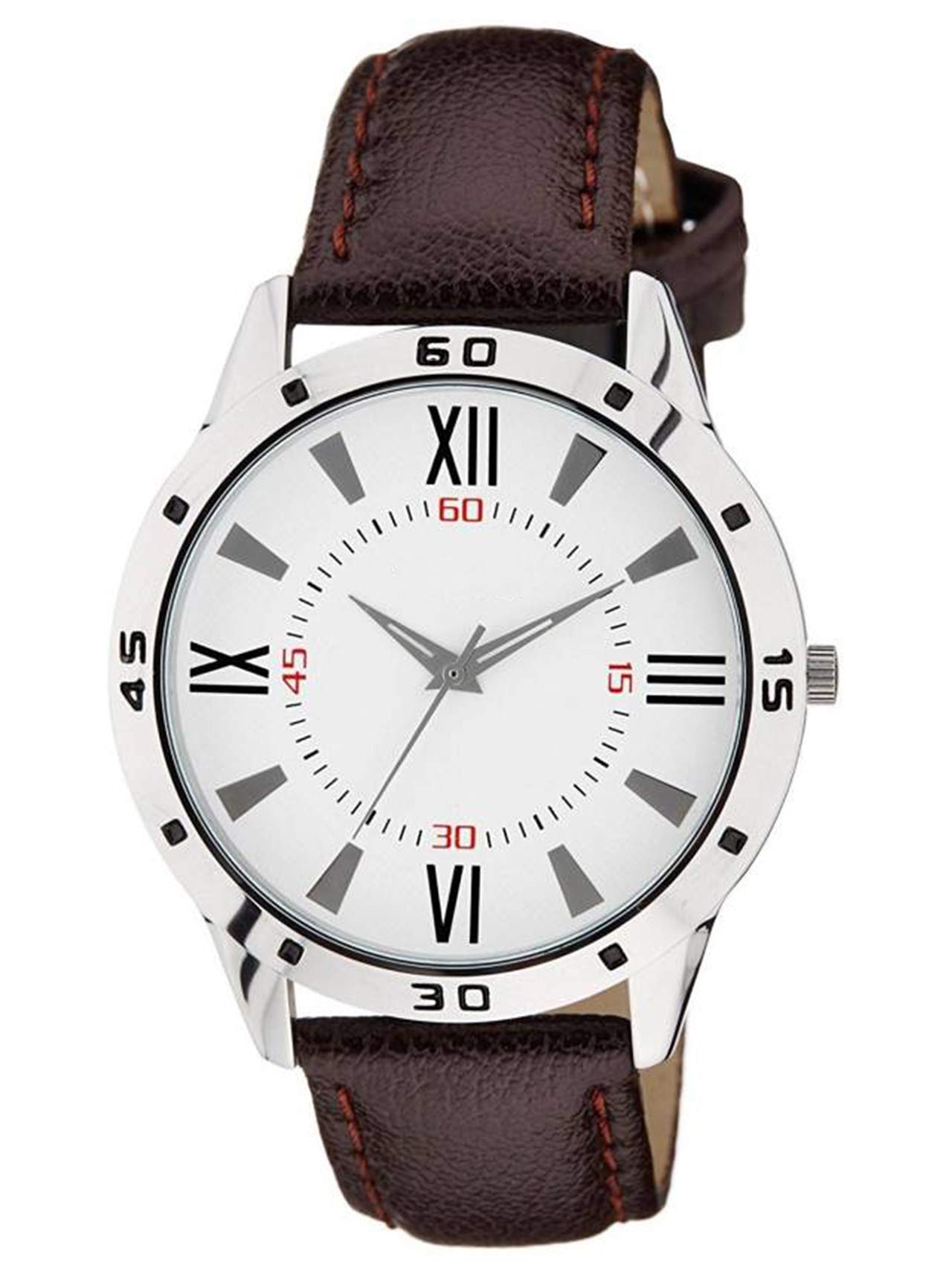 Mobile-Section Mens Sport Watch | Stylish Casual Wear Analog Watch with Leather Band | Flawless Wrist Mens Watch(ATSP43) (B08PC81HCH) Amazon Price History, Amazon Price Tracker