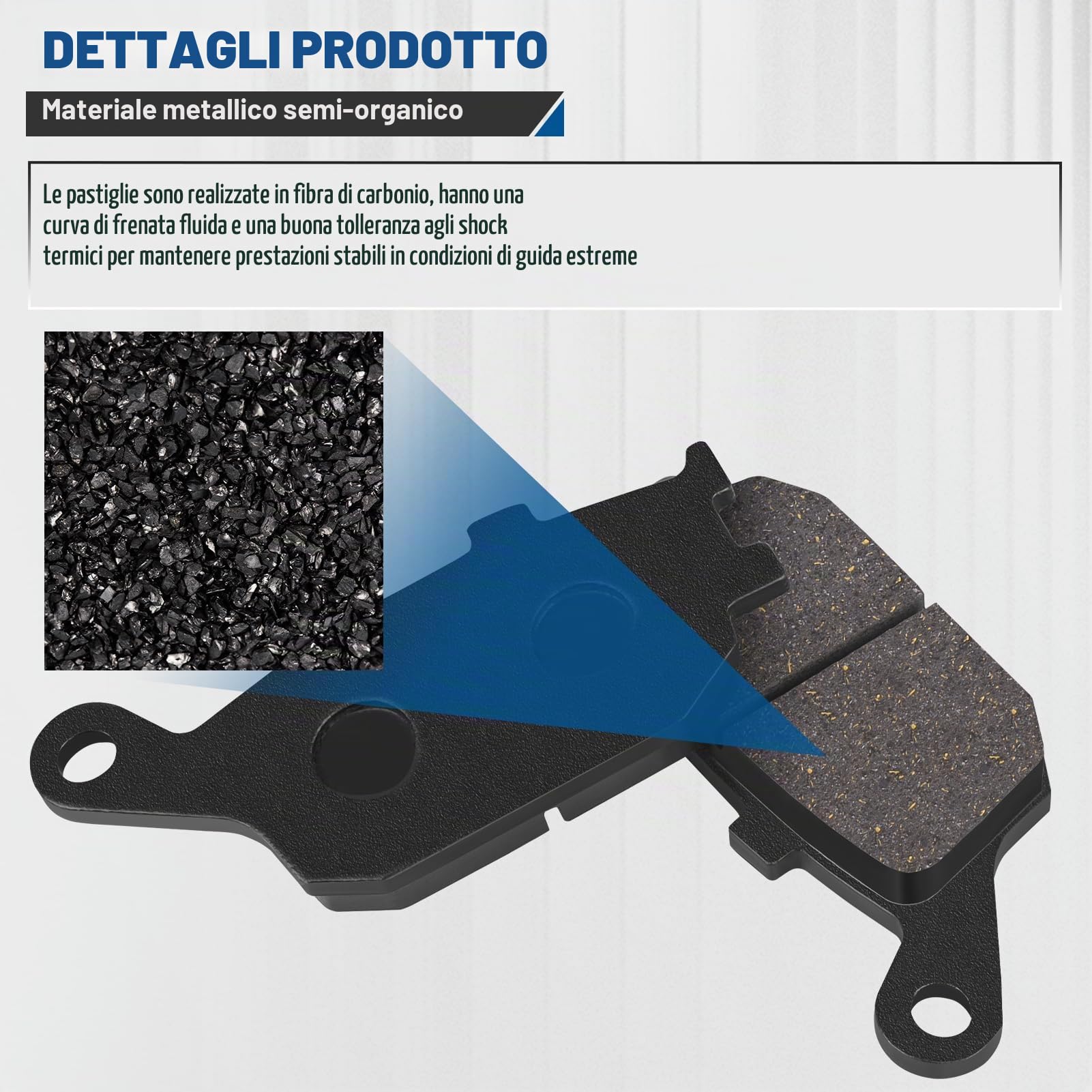 Pastiglie freno anteriori e posteriori per Suzuki 650 DL650 VStrom 2004-2020 DL1000 1000 V-Strom 2002-2010 SV650 SV 650 2003-2015 GSR750 2011-2015