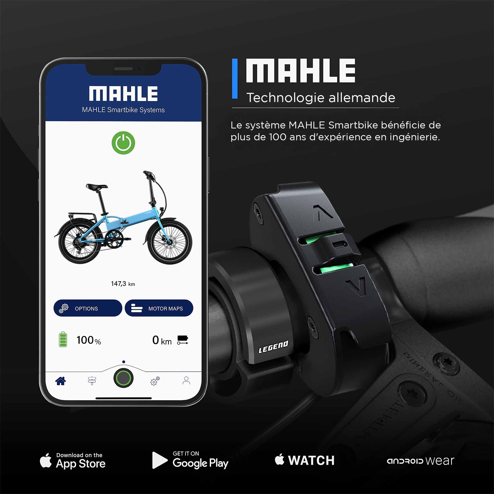 LEGEND EBIKES Monza, Vélo Électrique Pliable Batterie Amovible, 250W, Velo Electrique 25km/h, Roues 20", Homme et Femme, Vélos Électriques Freins Hydrauliques