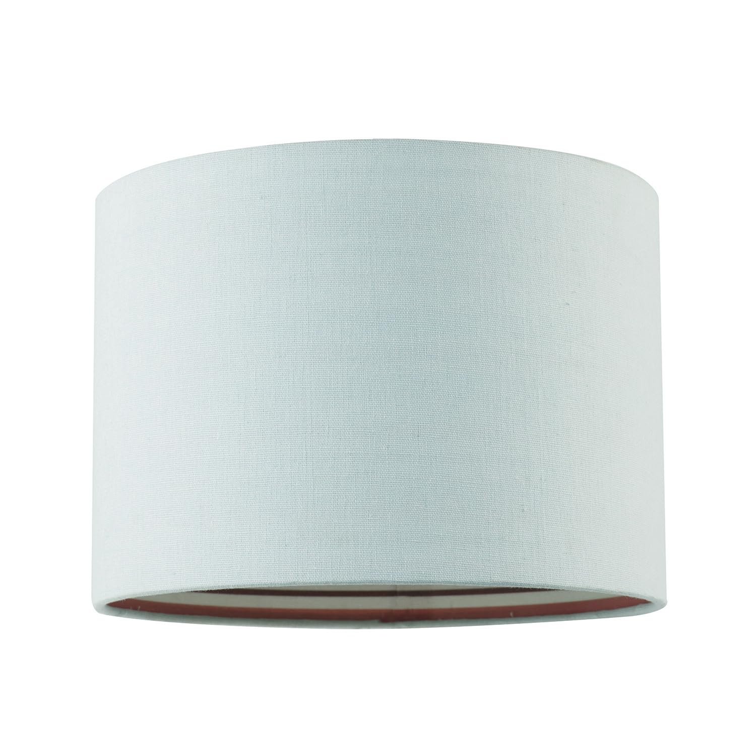 Happy Homewares Pale Duck Egg Linen Shade With Vibrant Colourful Inner Aztec Design from B&Q