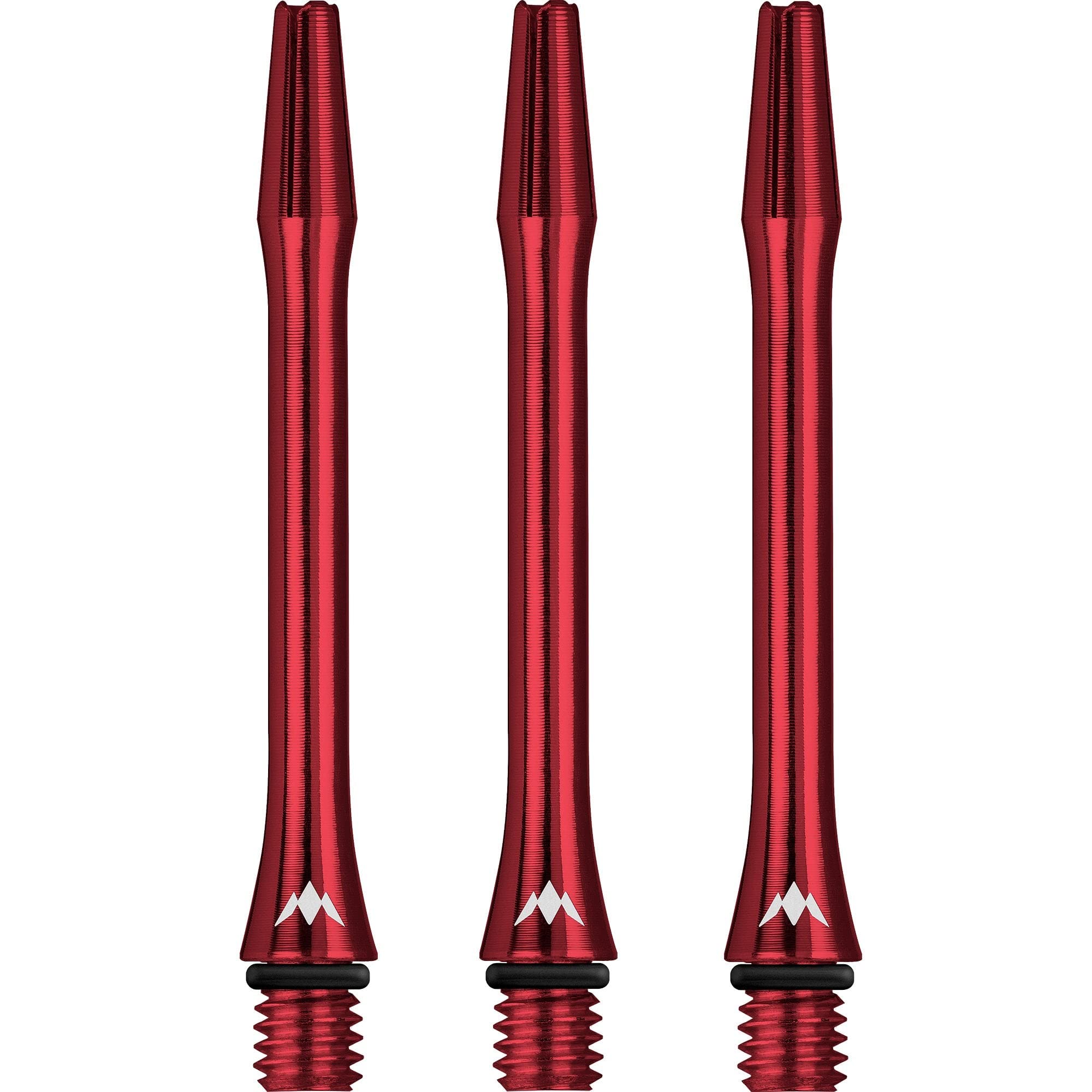 Mission Darts Alicross Stems | Premium Personalised Aluminium Shafts | Red Medium