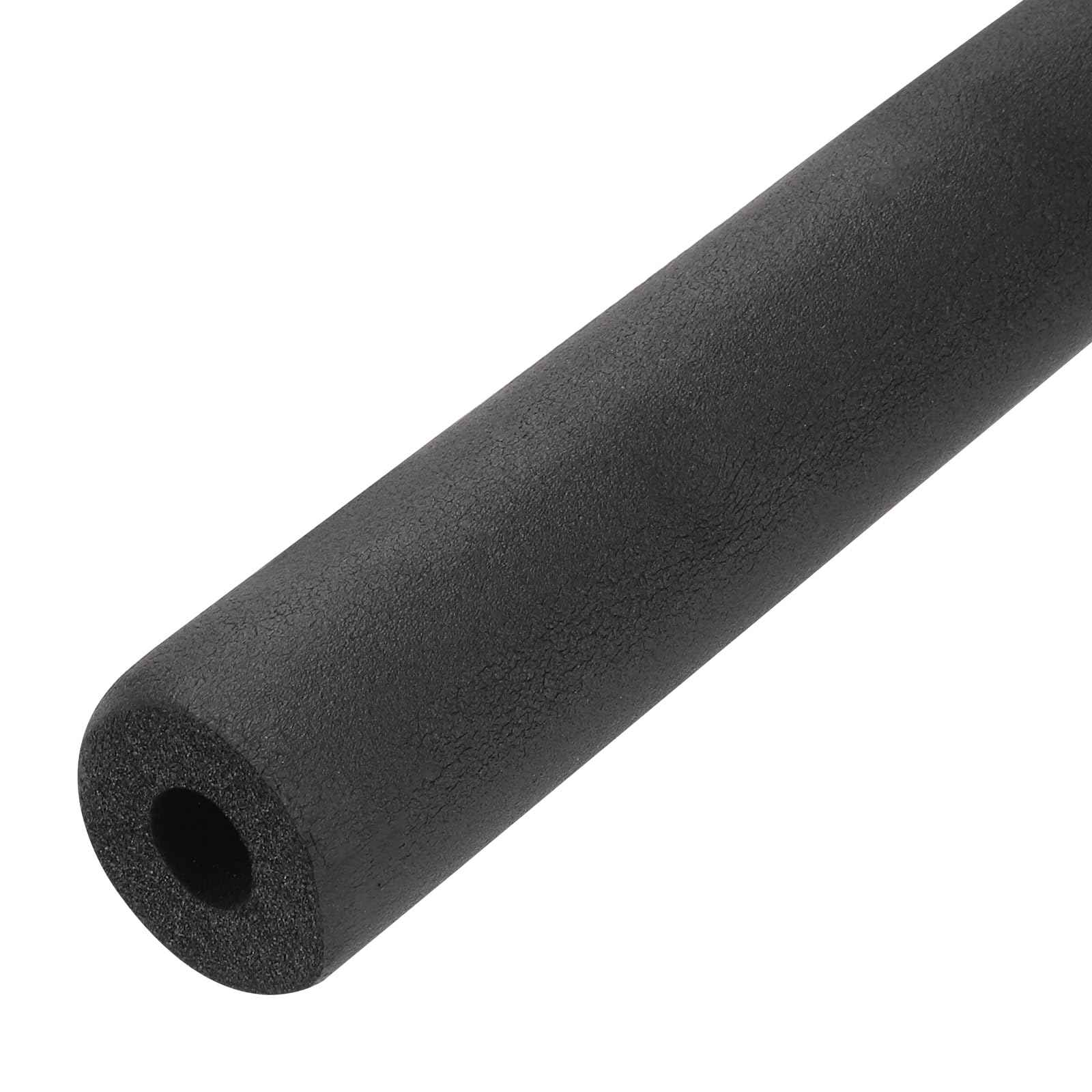 uxcell Foam Tubing for Handle Grip Support, Pipe Insulation, 5/8"(16mm) ID 46mm OD 2m Length Black